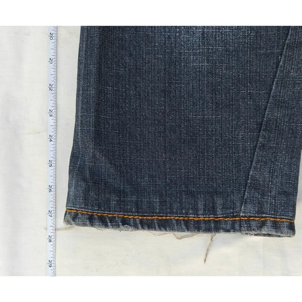 True Religion Joey Big T Jeans 34x33 Men’s Distressed Straight Leg Denim